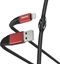 Attēls no Kabel USB Hama USB-A - Lightning 1.5 m Czarno-czerwony (002015380000)