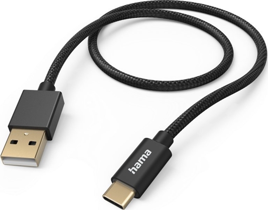 Picture of Kabel USB Hama USB-A - USB-C 1.5 m Czarny (002015450000)