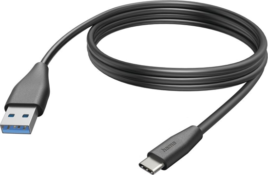Picture of Kabel USB Hama USB-A - USB-C 3 m Czarny (002015970000)