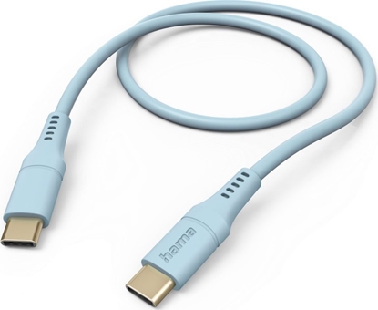 Attēls no Kabel USB Hama USB-C - USB-C 1.5 m Jasnoniebieski (002015750000)