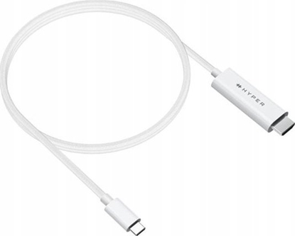 Picture of Kabel USB HyperDrive USB-C - HDMI 2.5 m Biay (HD6007WHGL)