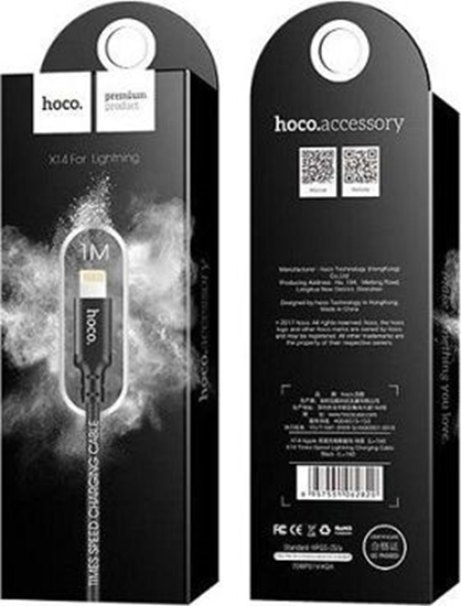 Picture of Kabel USB Hoco USB-A - Lightning 1 m Czarny (48745)