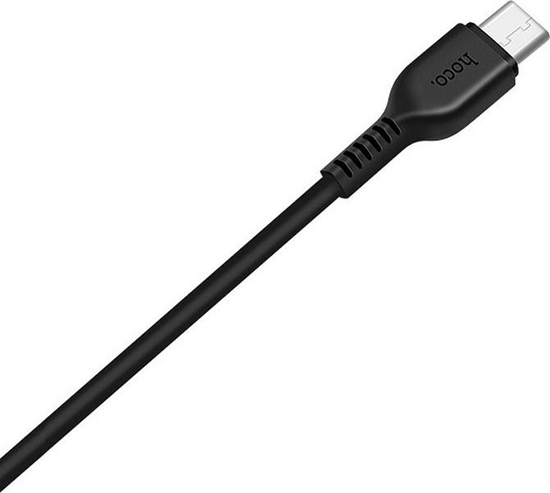 Picture of Kabel USB Hoco USB-A - USB-C 1 m Czarny (6957531061182)
