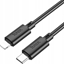 Изображение Kabel USB Hoco USB-C - USB-C 1 m Czarny (HOCOACC8)