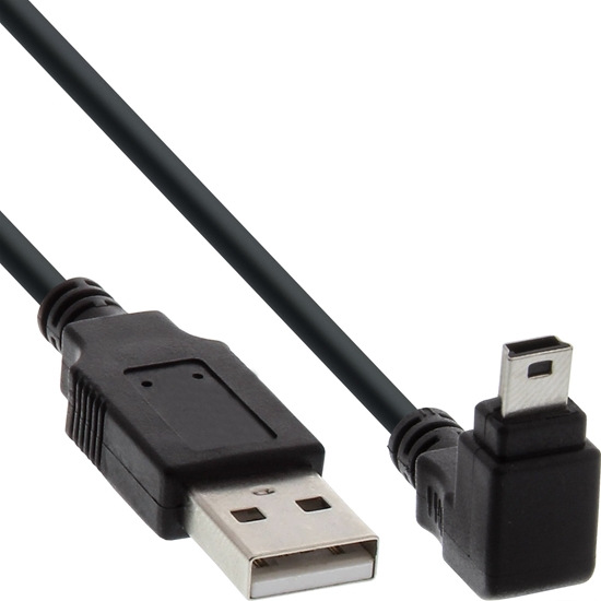 Picture of Kabel USB InLine USB-A - miniUSB 0.3 m Czarny (34203)