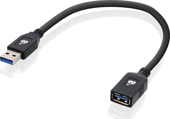 Picture of Kabel USB IOGear USB-A - USB-A 0.3 m Czarny (G2LU3AMF)