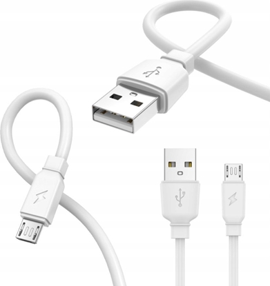Picture of Kabel USB Jellico USB-A - microUSB 1 m Biay (6974929202224)
