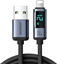 Picture of Joyroom Joyroom Prism Series A16 Lightning / USB-A Cable 2.4A 1.2m with LED Display - Black