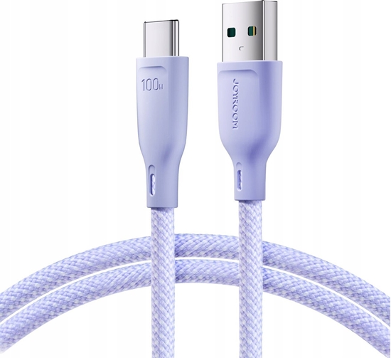 Picture of Kabel USB Joyroom USB-A - USB-C 1 m Fioletowy (JYR793)
