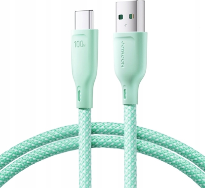 Picture of Kabel USB Joyroom USB-A - USB-C 1 m Zielony (JYR794)