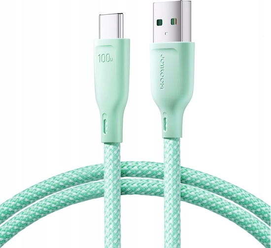 Picture of Kabel USB Joyroom USB-A - USB-C 1 m Zielony (JYR794)
