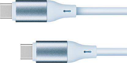 Attēls no Kabel USB Kruger&Matz USB-C - USB-C 1 m Niebieski (KM1269-1BL)