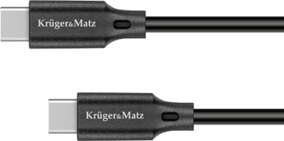 Attēls no Kabel USB Kruger&Matz USB-C - USB-C 2.5 m Czarny (KM1261)