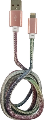 Picture of Kabel USB LC-Power USB-A - Lightning 1 m Wielokolorowy (31331D)