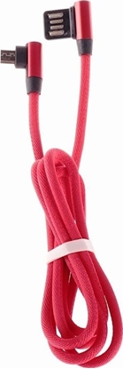 Изображение Kabel USB Libox USB-A - microUSB 1 m Czerwony (LB0149)