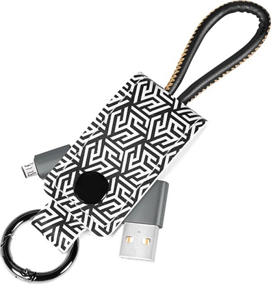 Attēls no Kabel USB LogiLink USB-A - microUSB 0.22 m Czarno-szary (CU0165)