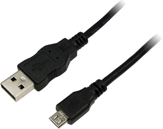 Picture of Kabel USB LogiLink USB-A - microUSB 3 m Czarny (CU0059)