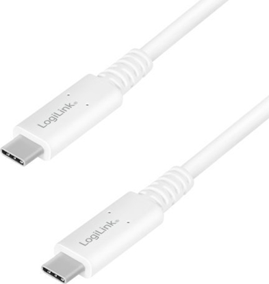 Изображение Kabel USB LogiLink USB-C - USB-C 1 m Biay (CU0180)