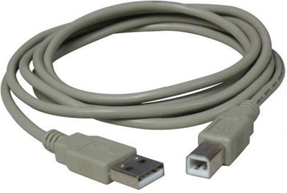Изображение Kabel USB Logo USB-A - 1.8 m Szary (7946)