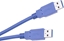 Picture of Kabel USB LP USB-A - USB-A 1.8 m Fioletowy (LEC-KPO2900)