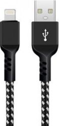 Изображение Kabel USB Maclean USB-A - Lightning 1 m Czarny (MCE472)