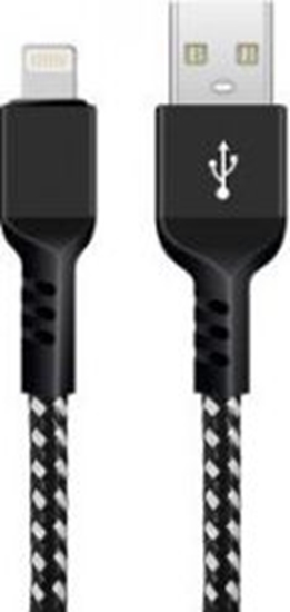 Picture of Kabel USB Maclean USB-A - Lightning 1 m Czarny (MCE472)