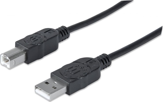 Picture of Kabel USB Manhattan USB-A - USB-B 1 m Czarny (353588)