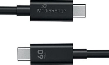 Picture of Kabel USB MediaRange USB-C - USB-C 1.2 m Czarny (MRCS213)