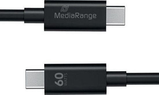 Picture of Kabel USB MediaRange USB-C - USB-C 1.2 m Czarny (MRCS213)
