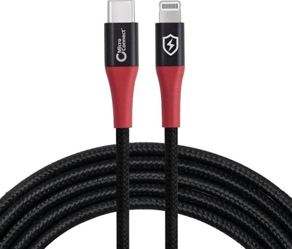 Изображение Kabel USB MicroConnect Lightning - USB-C 1.5 m Czarny (MC-CLIGHTNING-SC)