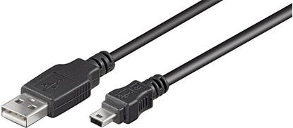 Изображение Kabel USB MicroConnect USB-A - miniUSB 10 m Czarny (USBAMB510)