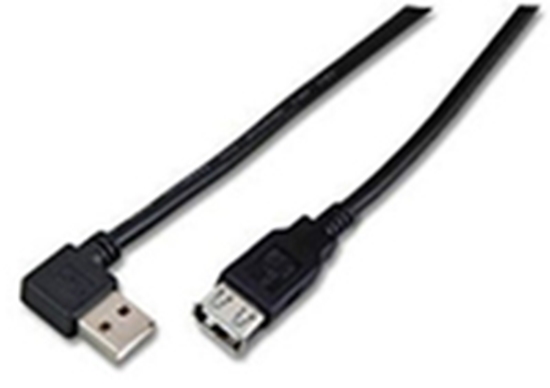 Изображение Kabel USB MicroConnect USB-A - USB-A 1.5 m Czarny (USBAAF2ABLACK)