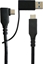 Attēls no Kabel USB MicroConnect USB-A + USB-C - USB-C 1 m Czarny (USB3.1CC1MDE)
