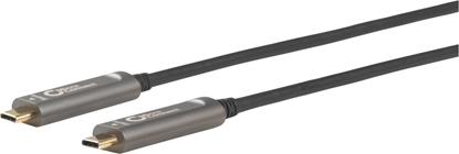 Изображение Kabel USB MicroConnect USB-C - USB-C 10 m Czarny (USB3.1CC10OP)