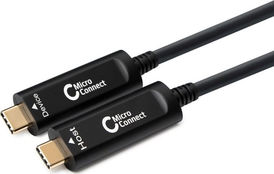Picture of Kabel USB MicroConnect USB-C - USB-C 15 m Czarny (MC-USB3.1C15OP)