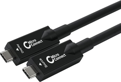 Изображение Kabel USB MicroConnect USB-C - USB-C 7.5 m Czarny (USB3.2CC7OP)