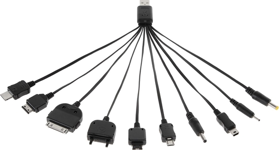 Picture of Kabel USB M-Life USB-A - Uniwersalne Czarny (KPO3926)