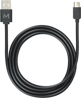Attēls no Kabel USB Mobilis USB-A - USB-C 1 m Czarny (001278)