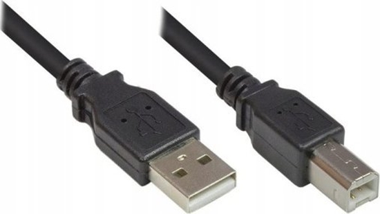 Изображение Kabel USB Montis USB-A - USB-B 1.8 m Czarny (MT050)