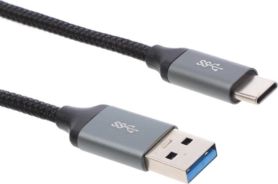 Picture of Kabel USB Montis USB-A - USB-C 1 m Czarno-szary (MT003)