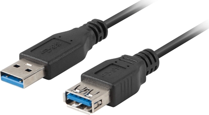 Picture of Kabel USB Natec USB-A - USB-A 1.8 m Czarny (5908257126434)