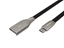 Attēls no Kabel USB Natec USB-A - USB-C 1 m Czarno-srebrny (NKA-1954)