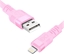Изображение Kabel USB Orno USB-A - Lightning 0.9 m Róowy (CABEXCWHPLIGH0.9PMIX)