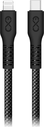 Изображение Kabel USB Orno USB-C - Lightning 0.9 m Czarny (CABEXCIMMOUCLI0.9MIX)