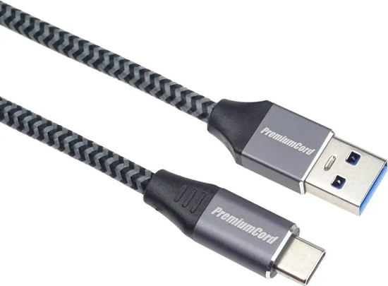 Picture of Kabel USB PremiumCord USB-A - USB-C 3 m Srebrny (ku31cs3)