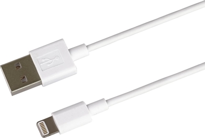 Attēls no Kabel USB PremiumCord USB-A - Lightning 1 m Biay (kipod31)