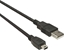Picture of Kabel USB PremiumCord USB-A - miniUSB 0.5 m Czarny (ku2m05a)