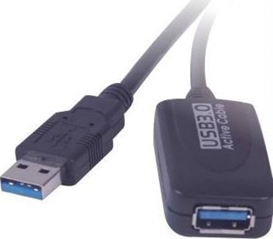 Picture of Kabel USB PremiumCord USB-A - USB-A 5 m Czarny (ku3rep5)