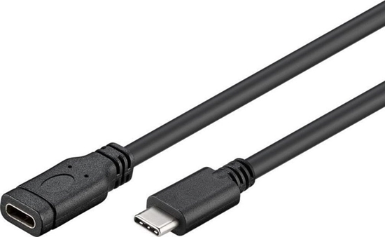 Picture of Kabel USB PremiumCord USB-C - USB-C 1 m Czarny (ku31mf1)