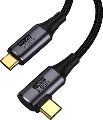 Picture of Kabel USB PremiumCord USB-C - USB-C 1.2 m Czarny (ku4cu12)